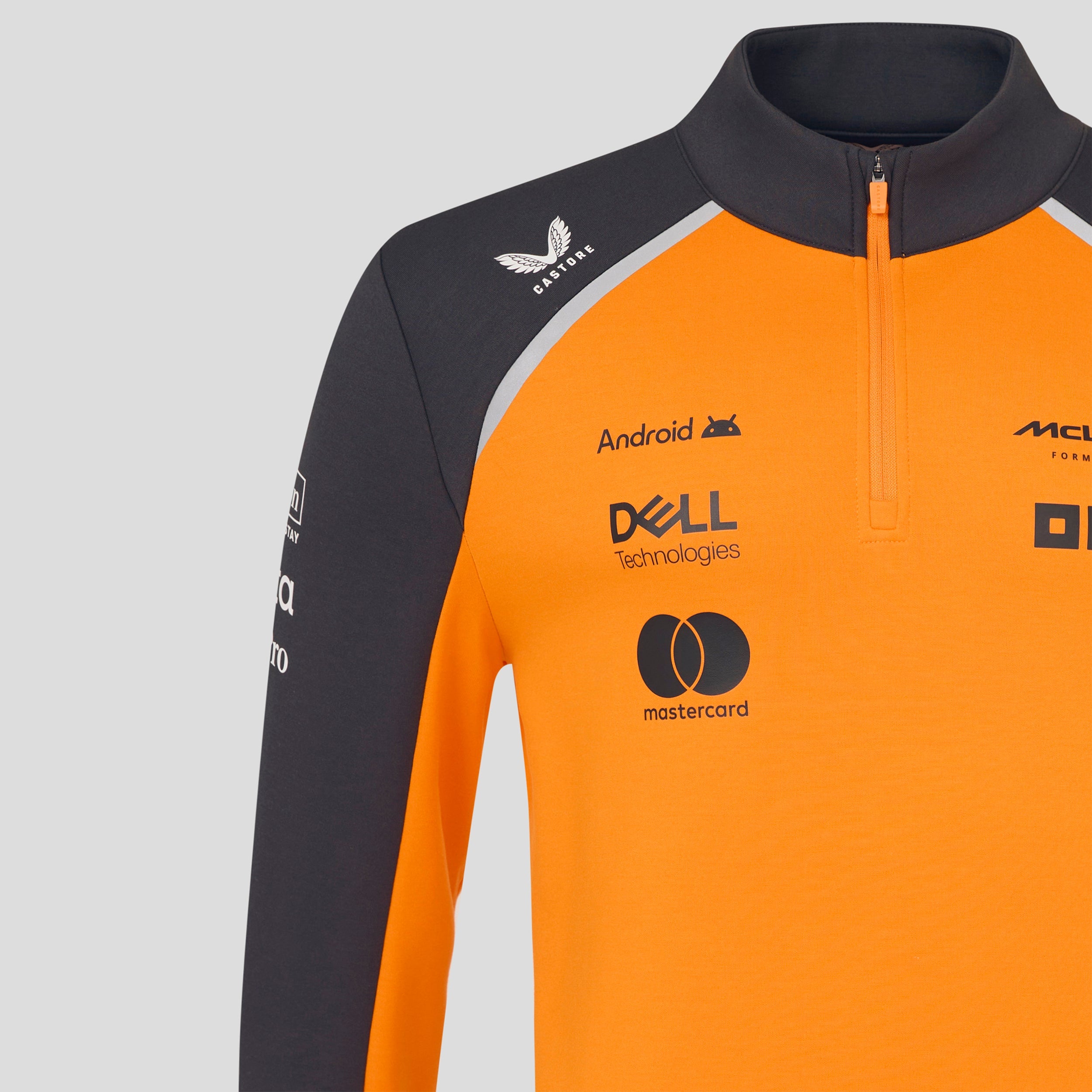 McLaren Racing F1 Official Team 2025 Quarter Zip Top Unisex - Papaya