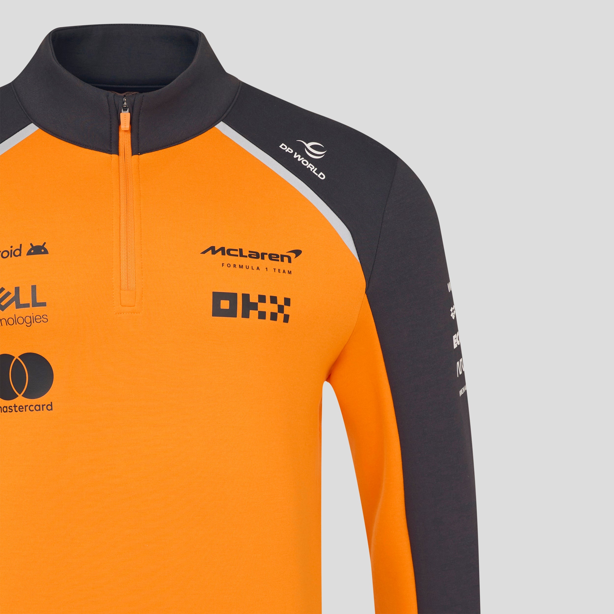 McLaren Racing F1 Official Team 2025 Quarter Zip Top Unisex - Papaya