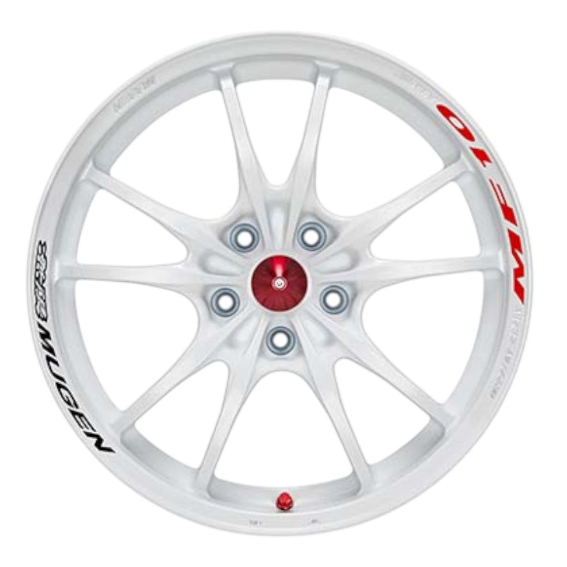 Mugen Rim Stickers For MF10 Alloy Wheels