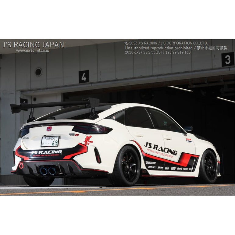 Js Racing ZX-Titanium Exhaust System 76RS Honda Civic Type-R FL5