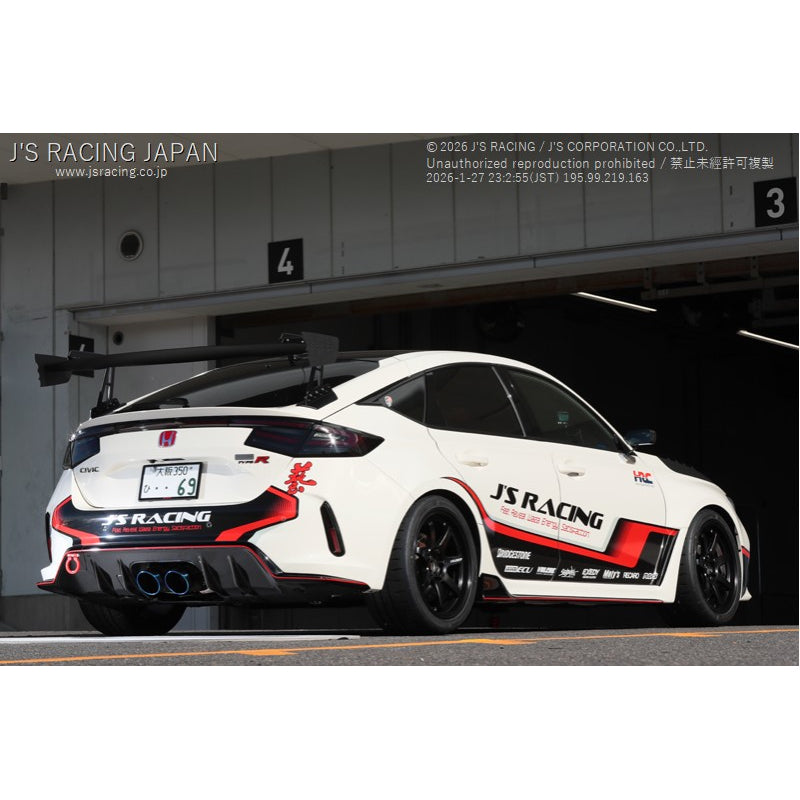 Js Racing ZX-Titanium Exhaust System 76RS Honda Civic Type-R FL5