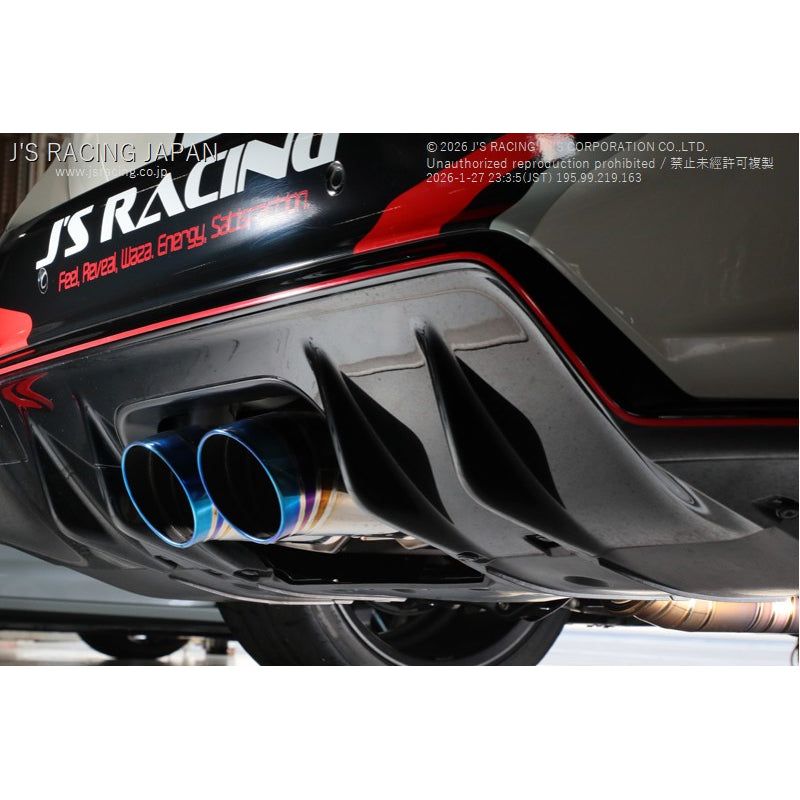 Js Racing ZX-Titanium Exhaust System 76RS Honda Civic Type-R FL5