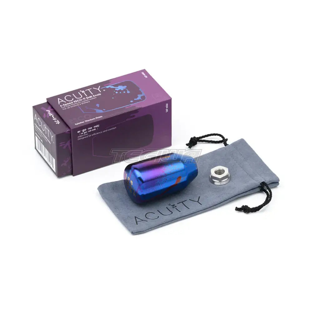 Acuity ESCO-Ti Shift Knob in Splatter Titanium M10 x 1.5