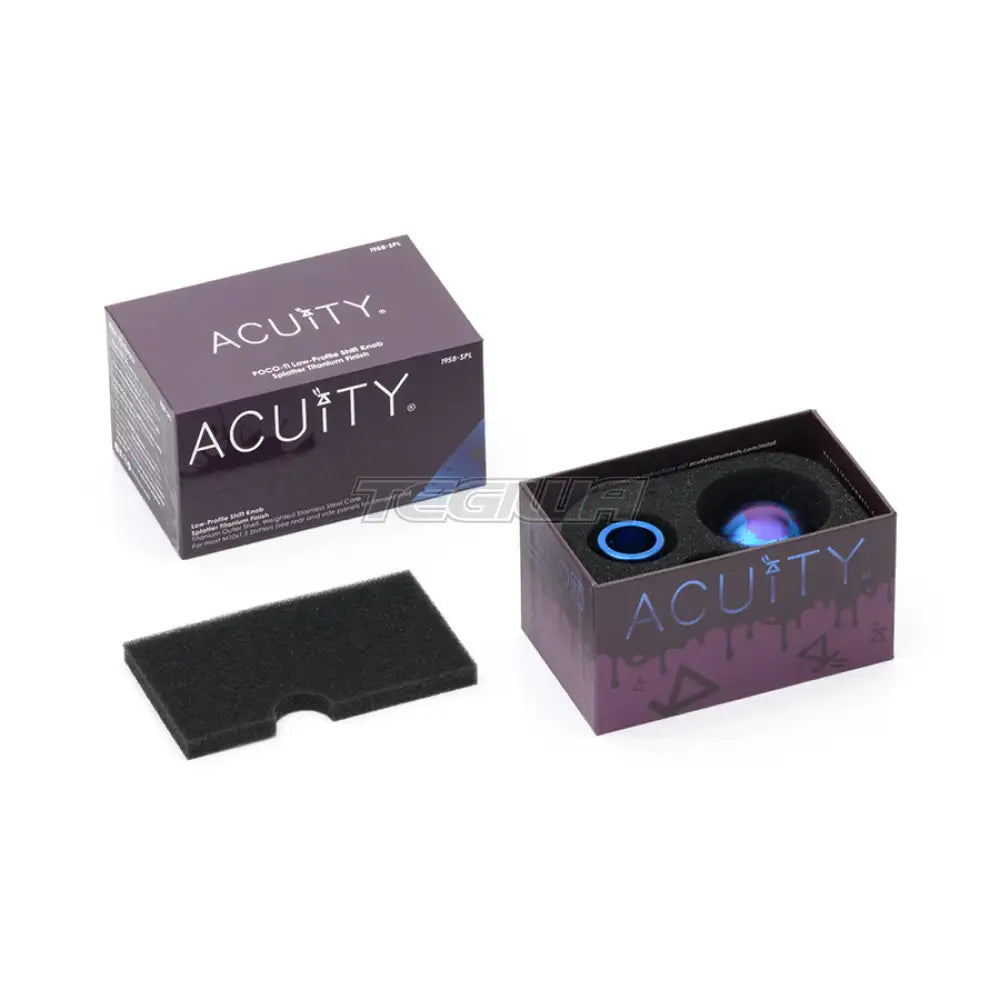 Acuity POCO-Ti Splatter Titanium Low Profile Shift Knob M10 x 1.5