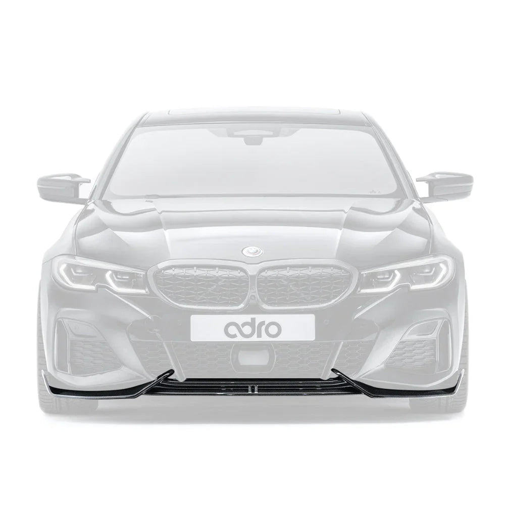 ADRO Carbon Fibre Front Lip BMW 3-Series G20 M340i Pre-LCI 18+