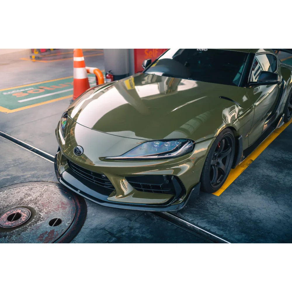 ADRO Carbon Fibre Front Lip For ADRO Facelift Bumper Toyota GR Supra 19+