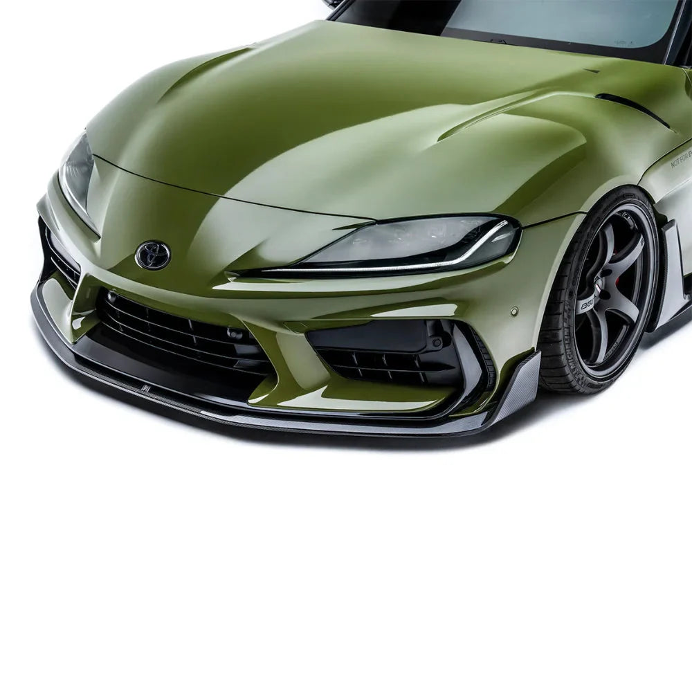ADRO Carbon Fibre Front Lip For ADRO Facelift Bumper Toyota GR Supra 19+