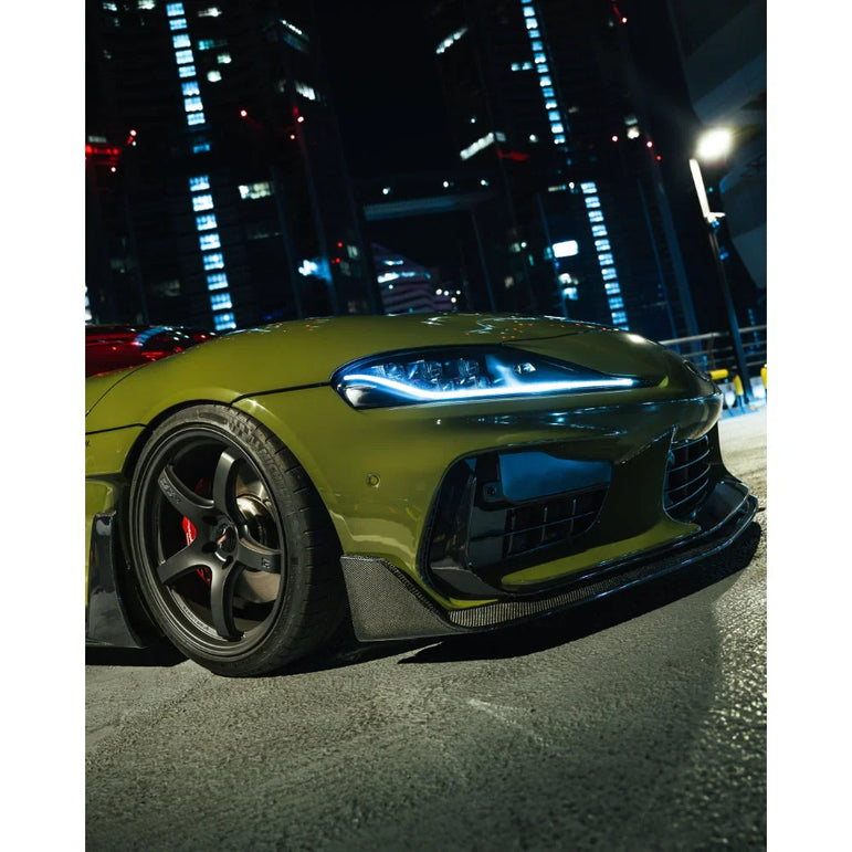 ADRO Carbon Fibre Front Lip For ADRO Facelift Bumper Toyota GR Supra 19+