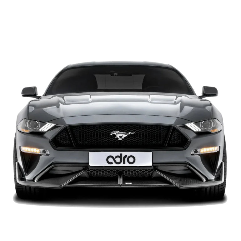 ADRO Carbon Fibre Front Lip Ford Mustang 18-23