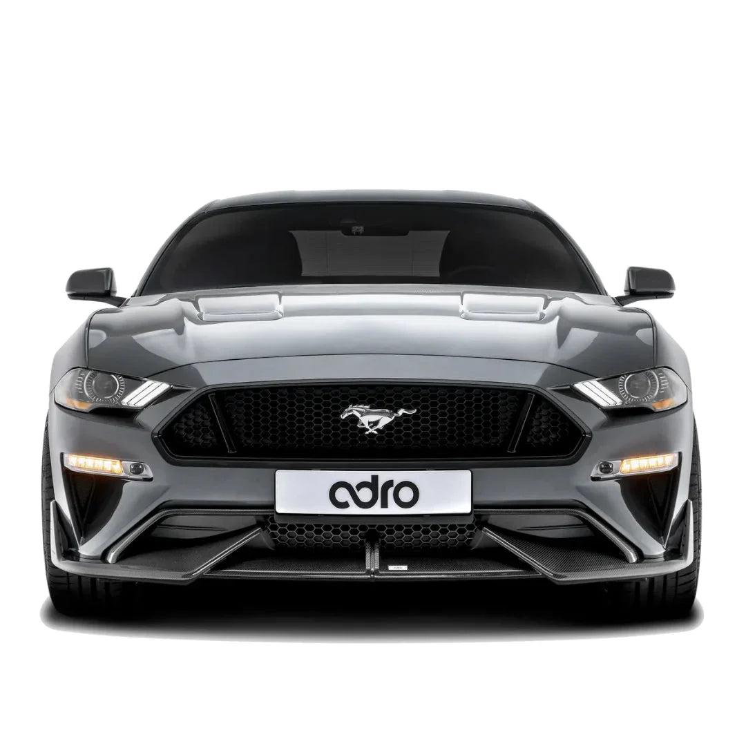 ADRO Carbon Fibre Front Lip Ford Mustang 18-23