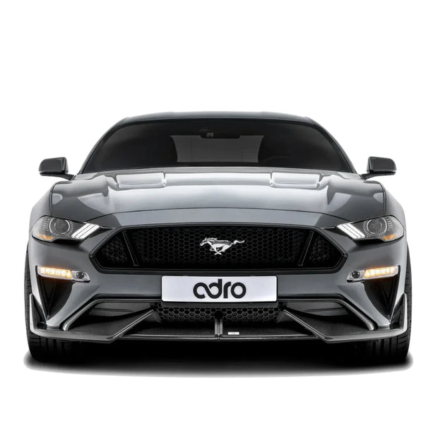 ADRO Carbon Fibre Front Lip Ford Mustang 18-23