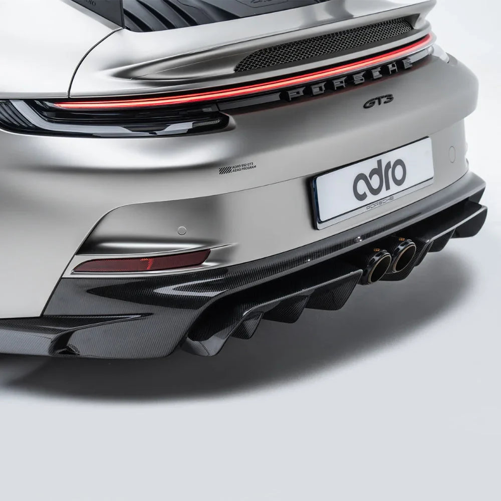 ADRO Carbon Fibre Rear Diffuser Porsche 992.1 GT3 21-24 - Preorder