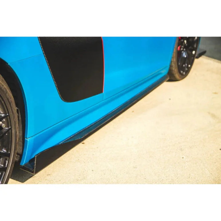 APR Performance Carbon Fiber Side Rocker Extensions Audi R8 16-18