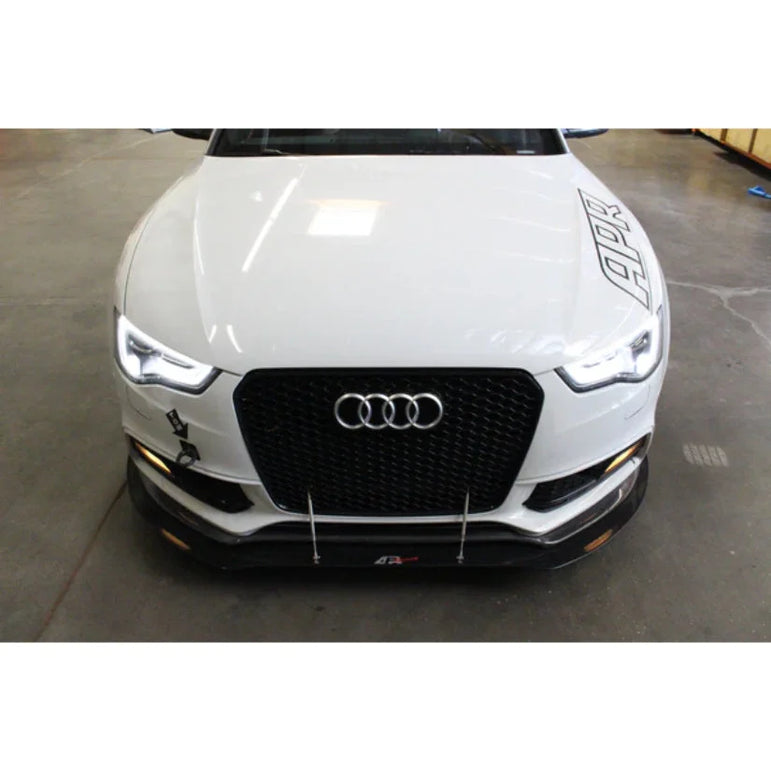APR Performance Carbon Fiber Wind Splitter With Rods Audi S5 09-12