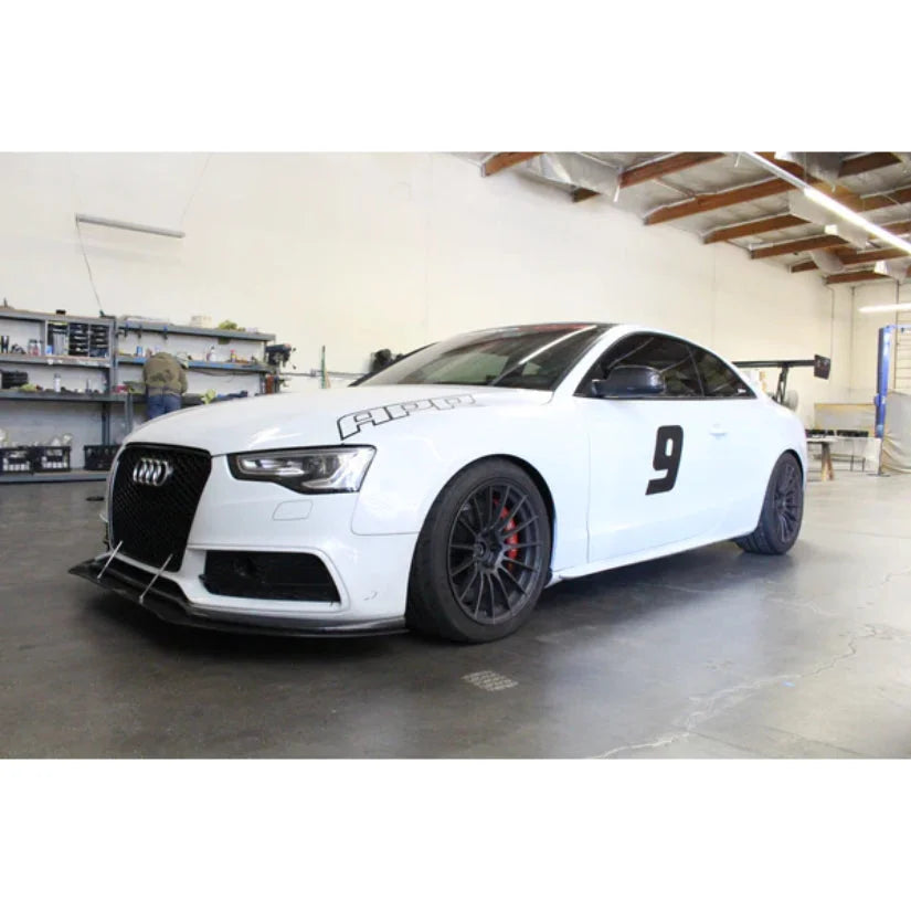 APR Performance Carbon Fiber Wind Splitter With Rods Audi S5 09-12