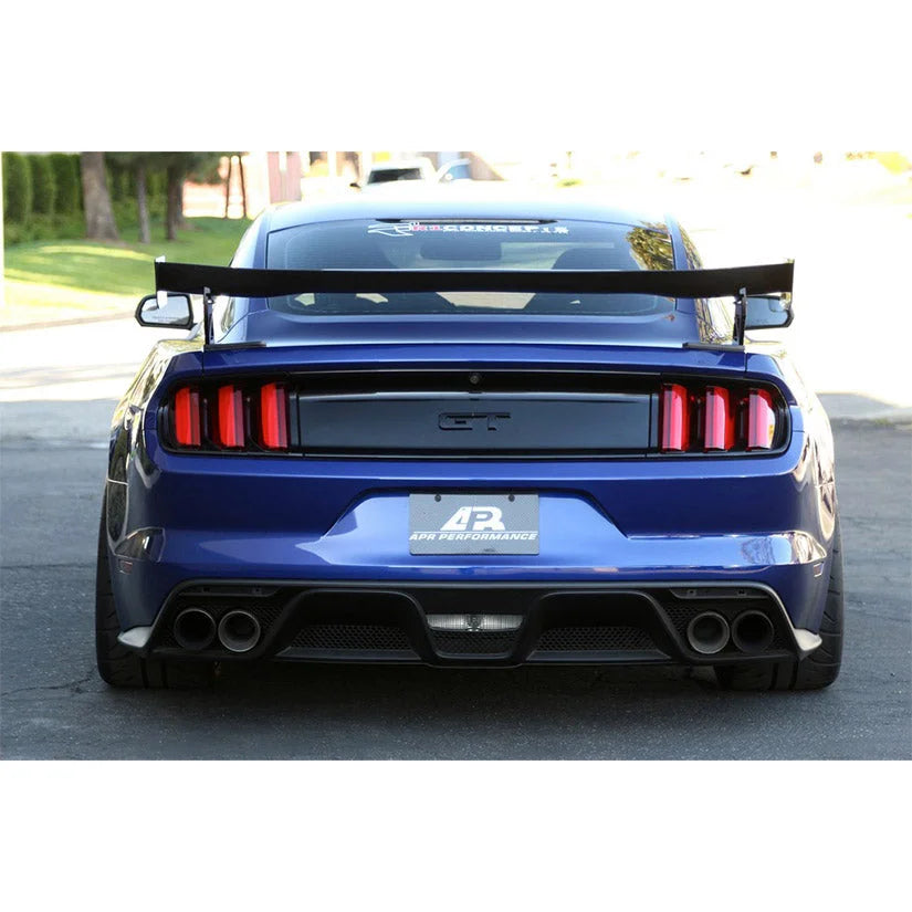 APR Performance GTC-200 60.5in Adjustable Carbon Fiber Wing Ford Mustang 15-17