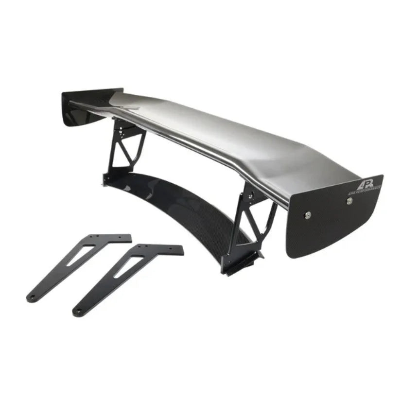 APR Performance GTC-500 71in Adjustable Carbon Fiber Wing With Carbon Active Spoiler Replacement Audi R8 16+