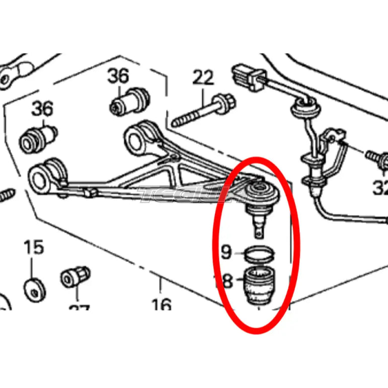 Ballade Sports Upper Front / Rear Ball Joint Honda S2000 AP1 AP2 00-09
