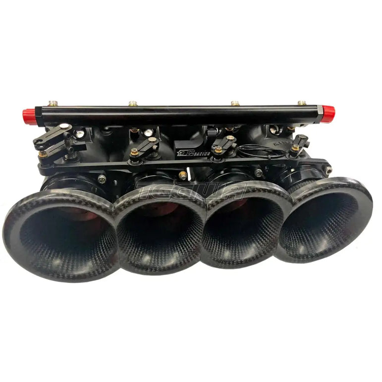 Drag Cartel 70mm Cartel Black Edition ITB Kit Carbon Fiber Velocity Stack & Throttle Cable Bracket K-Series