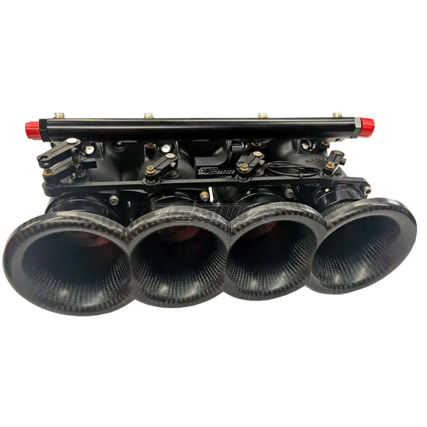 Drag Cartel 70mm Cartel Black Edition ITB Kit Carbon Fiber Velocity Stack & Throttle Cable Bracket K-Series