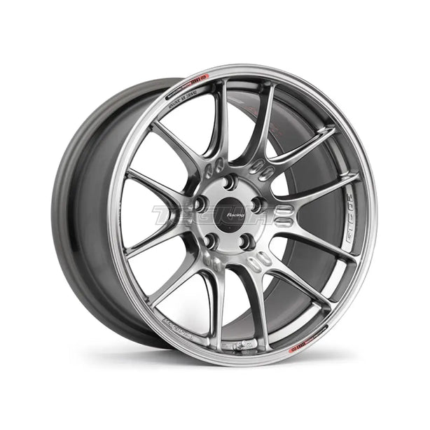 Enkei GTC02 Alloy Wheel 18x8.5 ET43 5x114.3 Hyper Silver 75mm CB