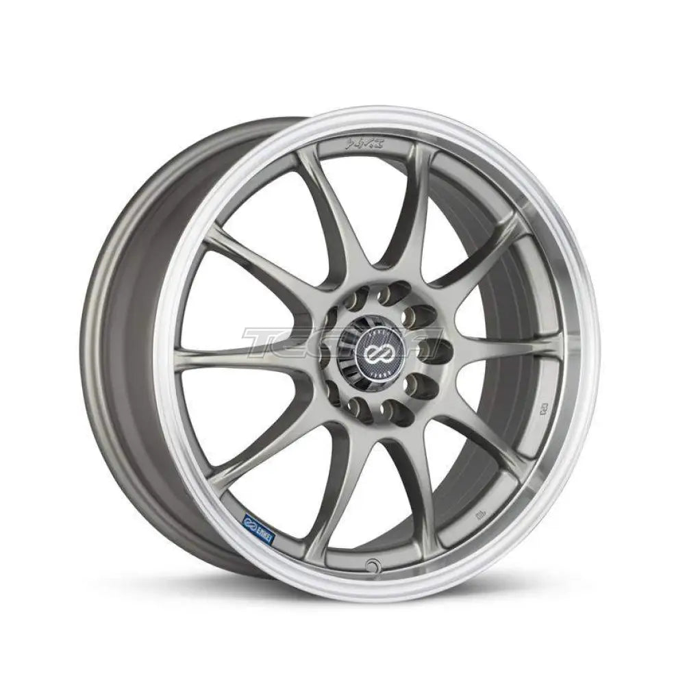 Enkei J10 Alloy Wheel 18x7.5 ET38 5x100/114 Silver Machined Lip 72.6mm CB