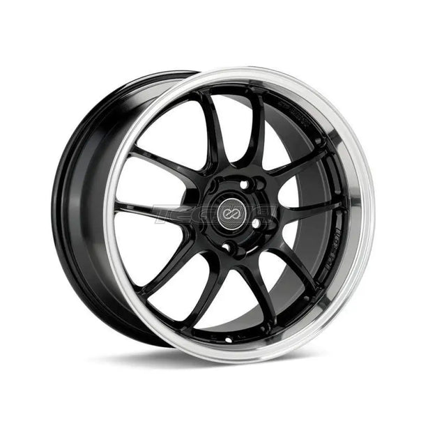 Enkei PF01 Alloy Wheel 17x9 ET48 5x114.3 Black Machined Lip 75mm CB