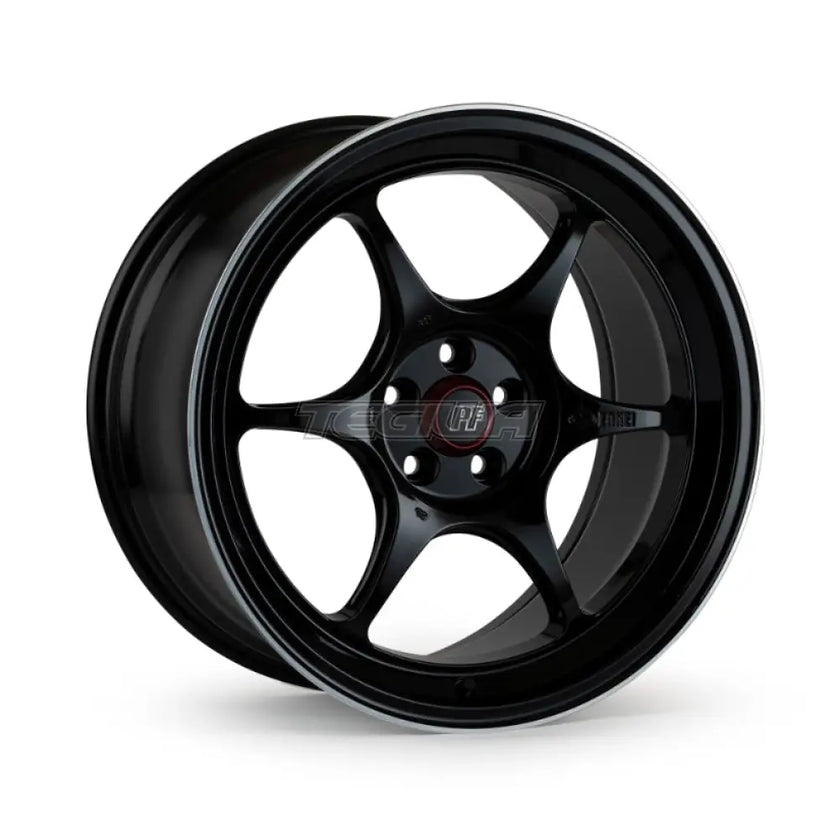 Enkei PF06 Alloy Wheel 17x7 ET38 4x100 Black Machined 75mm CB