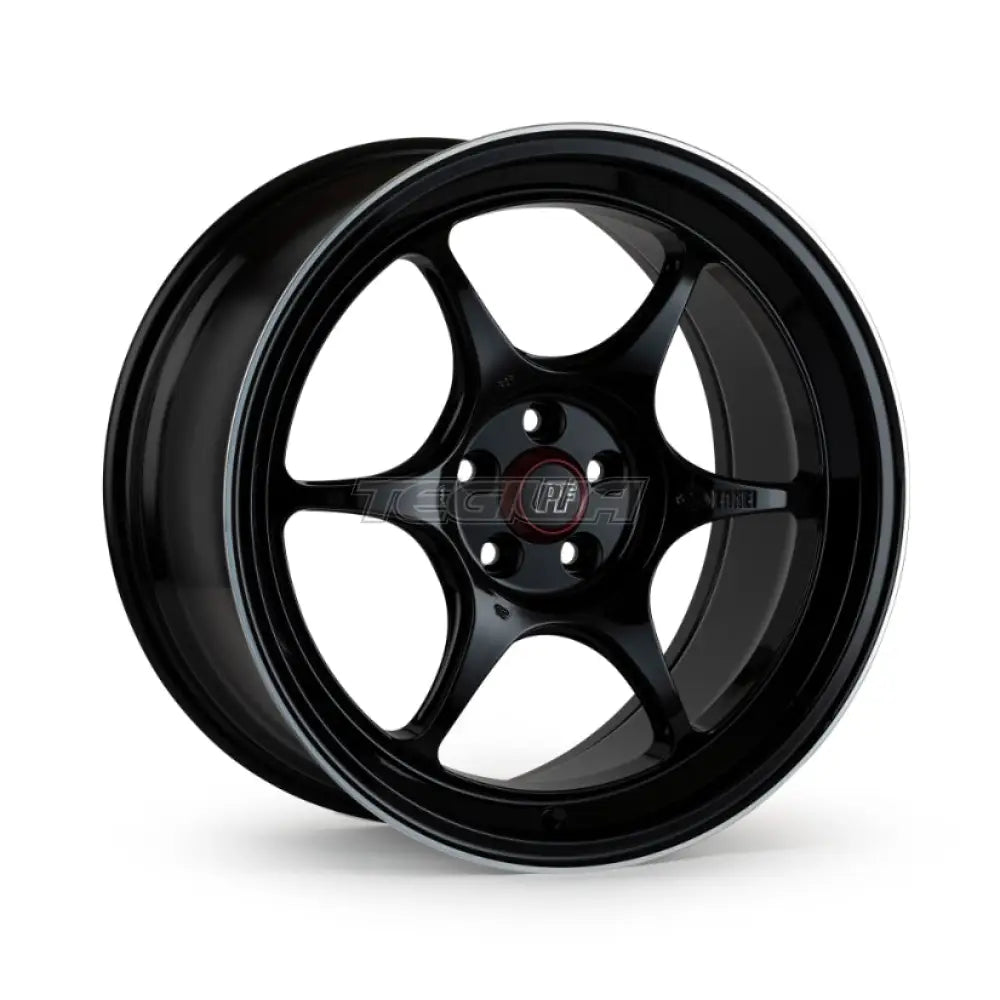 Enkei PF06 Alloy Wheel 17x7 ET38 4x100 Black Machined 75mm CB
