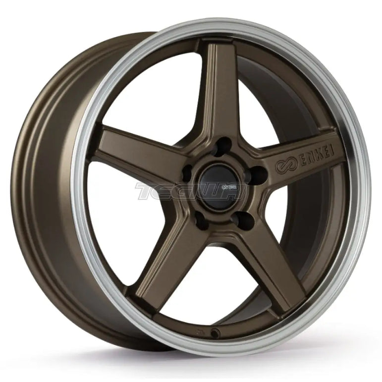 Enkei Quasar Alloy Wheel 19x8 ET45 5x112 Matt Bronze 72.6mm CB