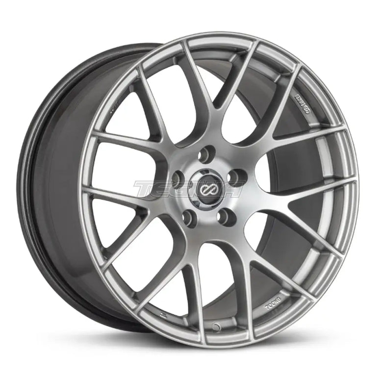 Enkei Raijin Alloy Wheel 18x8.5 ET50 5x114.3 Titanium 72.6mm CB