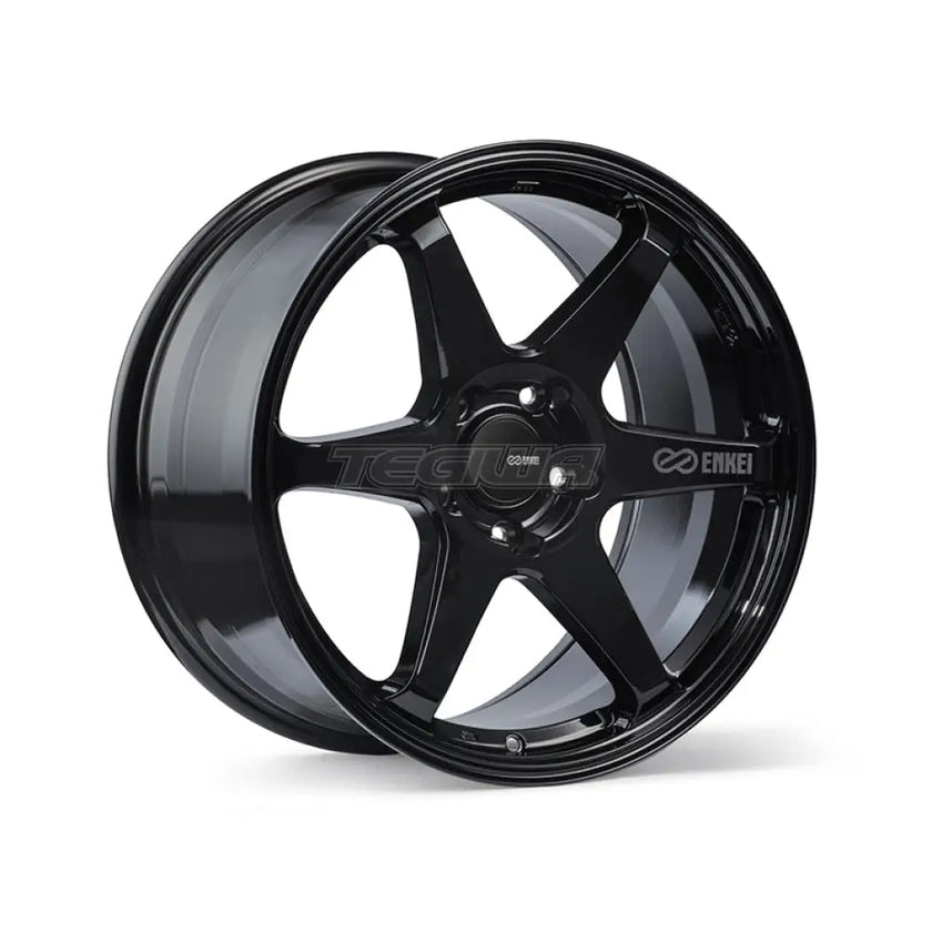 Enkei T6R Alloy Wheel 18x8 ET45 5x100 Gloss Black 72.6mm CB