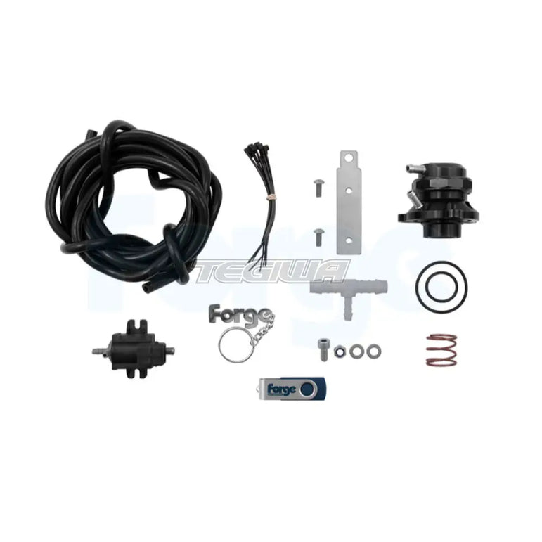 Forge Motorsport Recirculating Valve and Kit Black BMW M235i 14-21