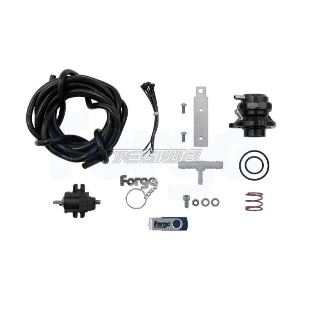 Forge Motorsport Recirculating Valve and Kit Black BMW M235i 14-21