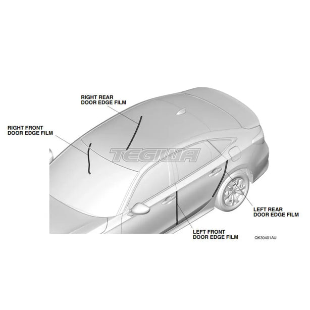 Genuine Honda Door Edge Film USDM Civic Type-R FL5 23+