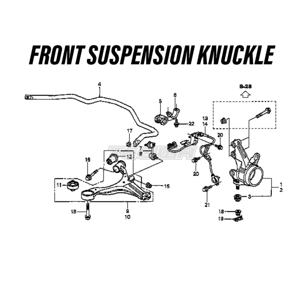 Genuine Honda Suspension Bolt Civic Type R EP3 01-05