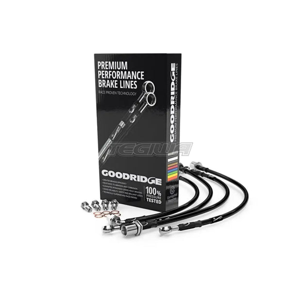Goodridge Braided Brake Line Hoses Set Honda S2000 AP2