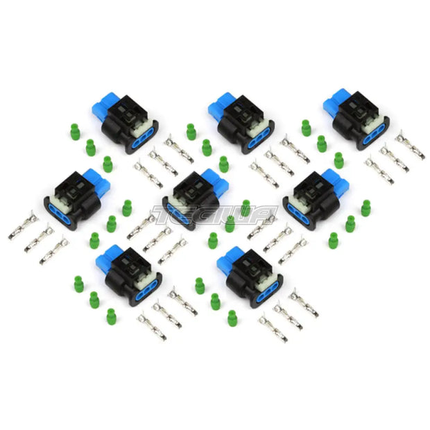 Haltech Plug and Pins Only Suit Ford Coyote 5.0L 2nd Generation Ignition Coils - 15-17 (Set of 8)
