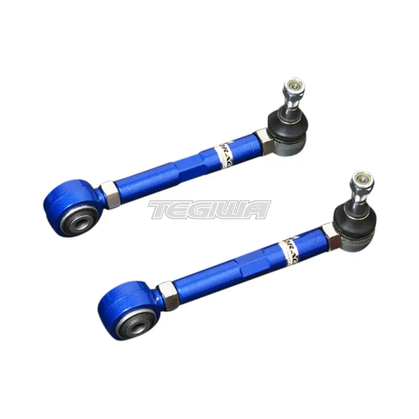 Hardrace Adjustable Rear Toe Control Arms With Hardened Rubber Bushes 2Pc Set Toyota Mark II JZX90 JZX100