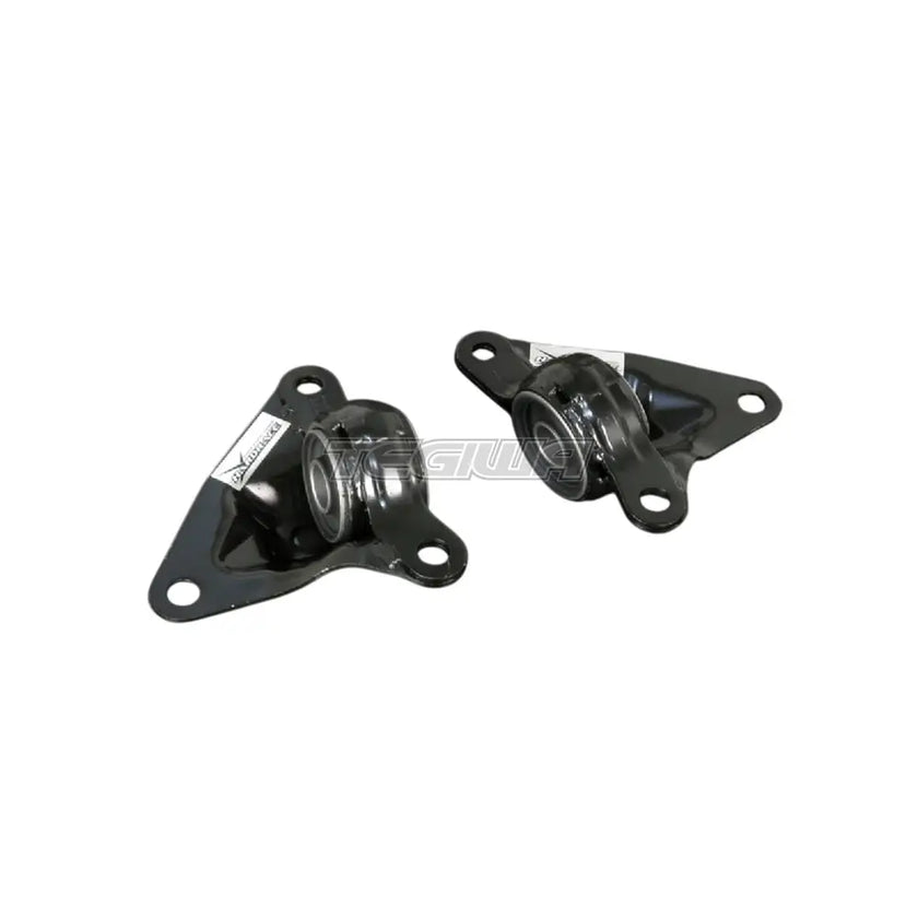 Hardrace Front Lower Arm Bushing Rear Hardened Rubber 08-13 Honda Jazz Fit GE 2Pcs