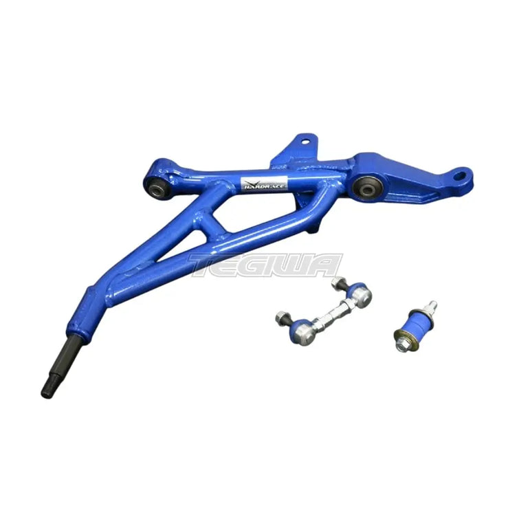 Hardrace Front Tubular Lower Arm Droplink Hardened Rubber 4Pcs Honda Civic 92-96 Integra 94-01 Ready For #7214