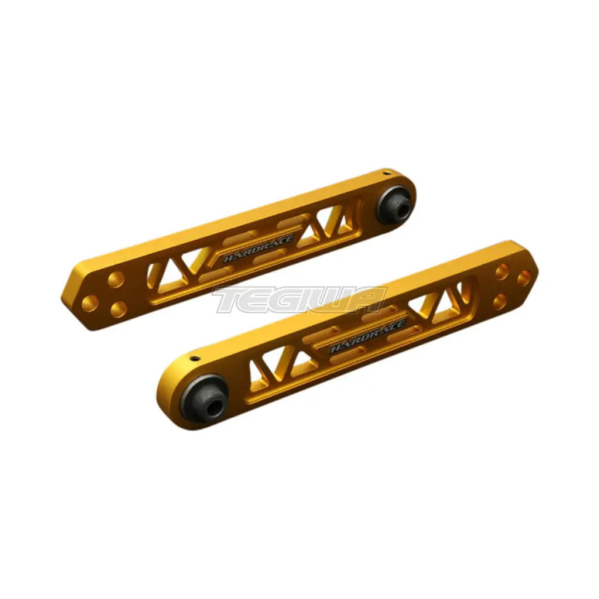 Hardrace Gold Rear Lower Control Arms LCA Rubber Bushes 2Pc Set Honda Civic EP3 01-05