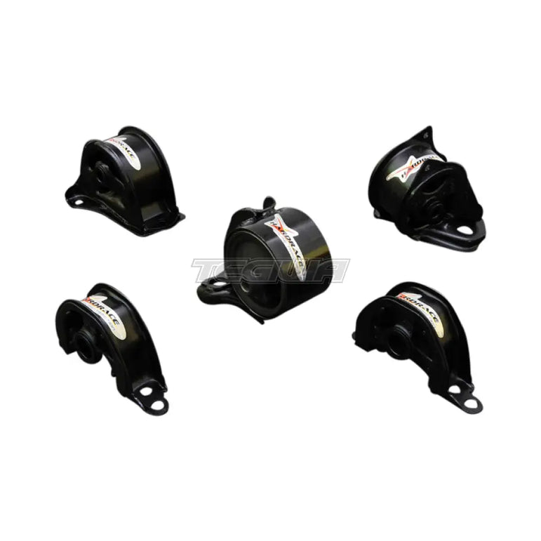Hardrace Hardened Engine Mounts 5Pc Set MT Honda Civic EG B16A D16Z6 92-96