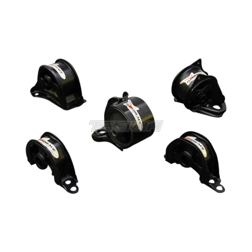 Hardrace Hardened Engine Mounts 5Pc Set MT Honda Civic EG B16A D16Z6 92-96