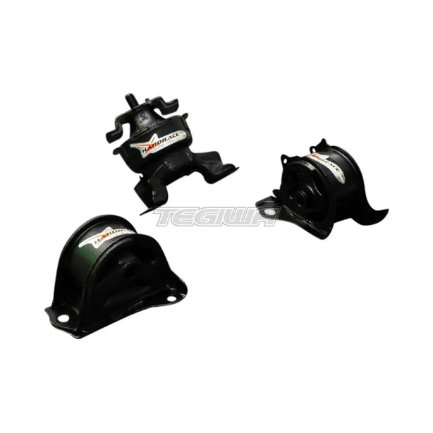 Hardrace Hardened Engine Mounts 3Pc Set Without Front Mounts Honda Civic EK B-Series D-Series 96-00