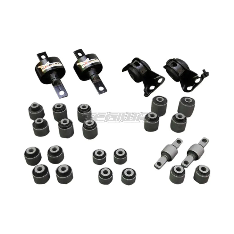Hardrace Hardened Rubber Arm Bushes Complete 26Pc Set USDM Honda Integra DC2 RS LS SE GS GS-R 94-01