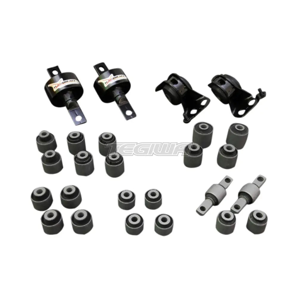 Hardrace Hardened Rubber Arm Bushes Complete 26Pc Set USDM Honda Integra DC2 RS LS SE GS GS-R 94-01