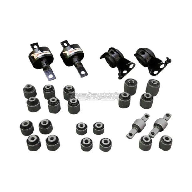 Hardrace Hardened Rubber Arm Bushes Complete 26Pc Set USDM Honda Integra DC2 RS LS SE GS GS-R 94-01