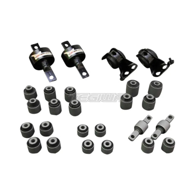 Hardrace Hardened Rubber Arm Bushes Complete 26Pc Set USDM Honda Integra DC2 RS LS SE GS GS-R 94-01
