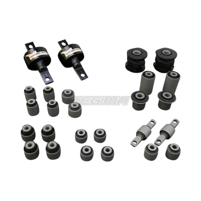 Hardrace Hardened Rubber Complete Arm Bushes 26Pc Set Honda Civic EK JDM 96-00 USDM Si 99-00